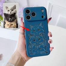 Customized Line Drawing Phone Case For IPhone 17, 16, 15, 14, 13, 12, 11 Pro Max And Plus Series, Anti-Fall And Wear-Resistant, UV Printing Handwritten Brush Stroke Style, Great Birthday Gift - White - View 8