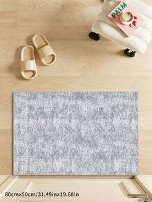 Thảm trang trí họa tiết hình học kiểu cổ điển, chất liệu giả len, sợi ngắn, mềm mại và có thể gấp gọn, giặt máy được, phù hợp cho phòng khách, phòng ngủ, phòng học, sử dụng được quanh năm, thân thiện với thú cưng. - Xám - Xem 17
