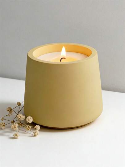 Handmade DIY Aromatherapy Candle Holder Mold, Decorative Items, Round Candle Cup, Succulent Planter, Gypsum Mold, Cylindrical Storage Box, Resin Mold, Silicone Mold