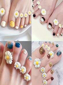 8pcs Nail Toe Separator Kit, Includes Finger Toe Nail Foam Dividers - Multicolor - View 5