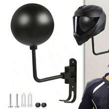 Soporte de pared giratorio 180° para exhibir y almacenar cascos, esencial para entusiastas del ciclismo, combina funcionalidad de almacenamiento y estética de exhibición, puede almacenar cascos adecuadamente y utilizar eficientemente el espacio de la pared - 1 soporte giratorio para casco - Ver 12