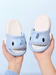 Summer Kids' Shark Non-Slip Bathroom Slippers/Sandals For Boys And Girls - Blue - View 1