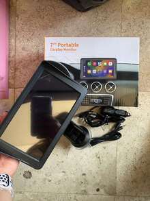 7CC Monitor Portátil de 7 Pulgadas para Automóviles con Carplay Inalámbrico Android Auto - A - Ver 3