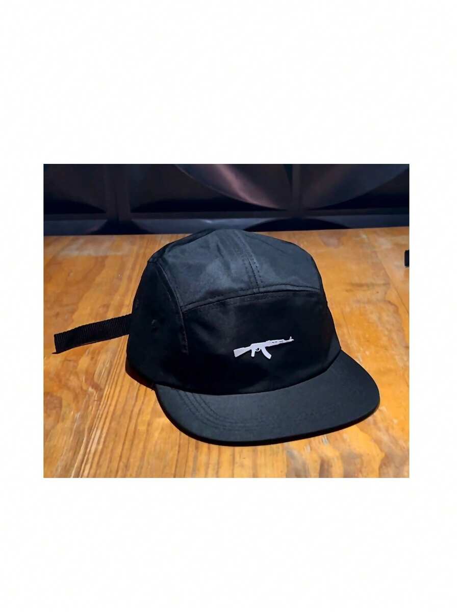 BONE FIVE PANEL ORI ALL BLACK PRETO PROMOTION - Black Ak - View 1