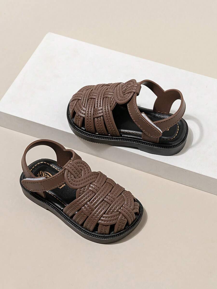 Children's Flat Sandals, Casual Versatile Daily Wear - Brown - View 1
