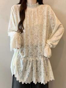 Women Tops - Beige - View 2
