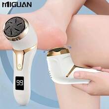 Rechargeable Electric Foot File, Portable Electronic Foot Scrubber, Electric Callus Remover Set, Professional Foot Care For Removing Dead Hardened Cracked Skin, Ideal Gift Electric Pedicure Tool Supports Full Body Cleaning, 1500mAh Battery Capacity - A - View 3