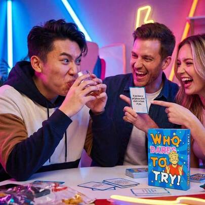 Nuevo juego de cartas de fiesta en inglés para el mercado internacional, 50 cartas interactivas para adultos para reuniones, juego de mesa rompehielos para fiestas, cartas de juego de entretenimiento