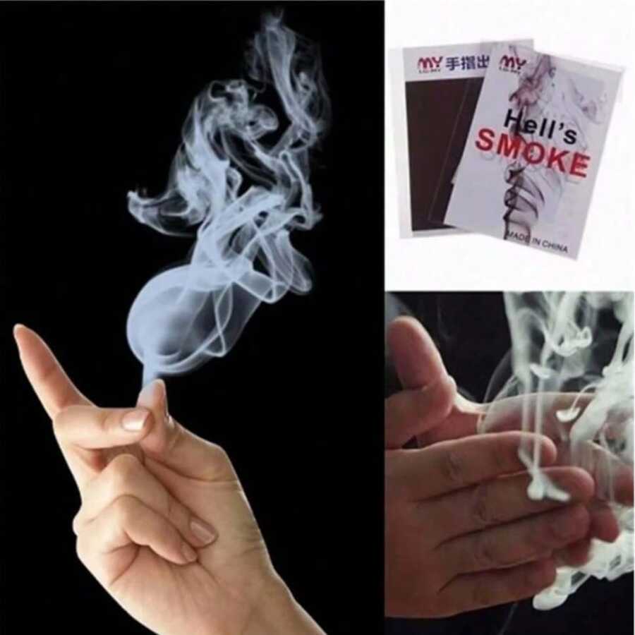 20件套魔术玩具，包含手指魔术和烟雾效果（请参阅说明书和教学视频），适合愚人节恶作剧、魔术道具，为舞台和家庭表演增添乐趣，纸质材料，理想的新奇派对用品和小礼物。