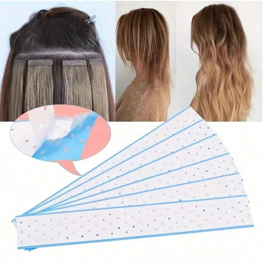 5-20片装蕾丝前假发胶带，双面防水蕾丝假发胶带，适用于假发、发片和接发 - 查看 1