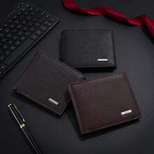 Short Striped Men's Wallet, PU Wallet, Coin Purse, Wallet, Zipper Wallet, In Stock - Multicolor - View 3