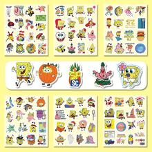 100 pezzi di adesivi a tema con Squidward Tentacles, Mr. Krabs, merchandising per fan di cartoni animati, scrapbooking, confezioni regalo, decorazioni per laptop, adesivi per borracce, decorazioni per feste - Multicolore - Visualizzare 12