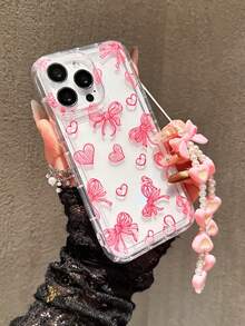 Ốp lưng điện thoại silicon trong suốt chất lượng cao, đơn giản, dễ thương, chống sốc toàn thân, bóng bẩy, kèm dây đeo hình trái tim ngọc trai, tương thích với iPhone 15/15 Pro Max/15 Pro/15 Plus/11/12/13/14/16 Pro Max/XS/XR/11 Pro/11 Pro Max/12 Pro/12 Pro Max/13 Pro/13 Pro Max/7 Plus/14 Pro/14 Pro Max/14 Plus/16 Pro/16 Plus/7 Plus/8 Plus/8/SE2, phiên bản quốc tế, không phải phiên bản nội địa. - Nhiều màu - Xem 2