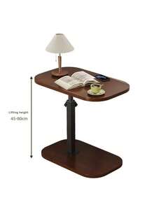 Adjustable Bedside Table, Slouchy Bedside Cabinet, Bedroom Nightstand, Desk, Mobile Office Computer Desk - Multicolor - View 5