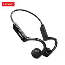 Lenovo 联想X4蓝牙耳机，骨传导防水运动耳机，带麦克风，HiFi立体声，耳挂式设计，类似AirPods耳塞，适用于骑行/跑步/工作/户外/徒步/旅行，原装联想无线耳机 - 查看 12