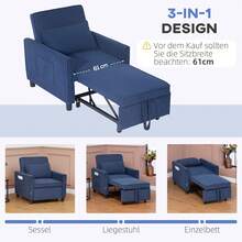 Futon - Blu - Visualizzare 11