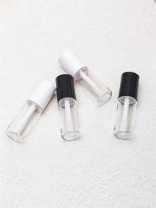 5pcs/Set 4ml/0.1oz Mini Travel Size Liquid Foundation, Concealer, Lip Gloss Bottles, Portable Makeup Containers With Twist Cap, Fragrance-Free, Suitable For Cosmetic Samples And Toiletries, Ultra-Compact TSA-Friendly Set For On-The-Go Beauty, Clear Leak-Resistant Vials, Refillable Containers, Ideal For Mini Skincare, Foundation Or Lip Gloss Trials, Travel Friendly Packaging, Lightweight Travel Essentials, Fashionable Clear Cosmetic Containers For Sampled Makeup, Multi-Function Travel Kit For Everyday Glam On The Move - Multicolor - View 6
