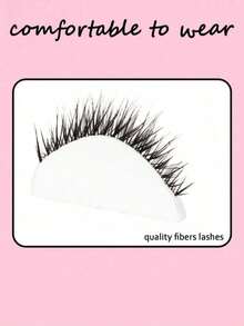 7对交叉仿貂毛假睫毛，轻盈蓬松，手工制作，5-14毫米，超轻盈，打造自然妆容。 - 彩色 - 查看 5