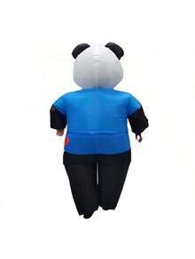 Inflatable Panda Costume, Full Body Cartoon Character Cosplay, Stage Performance Outfit - Multicolor - View 5