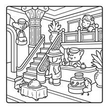 1 Piece Vintage Room Adult & Kids Coloring Book, Learning Supplies Toy, Suitable For Back To School Essential, Bold Simple Design, Relax Mind, Christmas, Halloween, Birthday Gift, Children's Day, Student Supplies - Multicolor - View 11