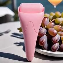 Ice Roller Tool,Roller Massager Cryotherapy,Women's Ice Roller Tools,Great For Migraine Relief,Blood Circulation,Reduce Puffiness,Pink - Pink-1Pc - View 6