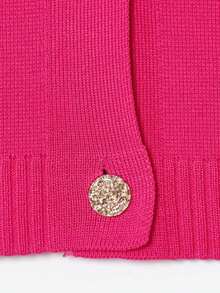 Áo dệt kim tay ngắn tối giản đa năng DEEKA mùa hè mới về dành cho nữ - Mẫu thời trang xuân hè - Hồng đỏ 1 - Xem 11