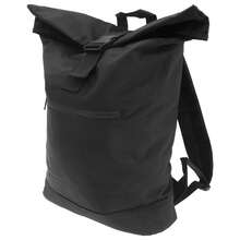 Bagbase Roll-Top Backpack / Rucksack / Bag (12 Litres) (Pack Of 2) (Black) - 100% Polyester - (BC4177) - View 1