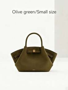 Túi JW Dumpling Bag JH30692 Hana Small dành cho nữ, kiểu dáng mới, có thể đeo vai, đeo chéo hoặc xách tay, đa năng, phù hợp cho công sở, đi chơi, hẹn hò. Chất liệu da lộn nhẹ, bền, rất thời trang và tiện dụng. - Màu xanh lá cây đậm - Xem 11