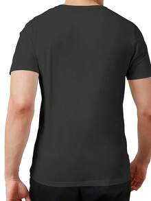 Liquid Blue Men'S Standard Jerry Garcia Touch Of Grey T-Shirt | Black, Small, Casual Fit, High Neck, Print Pattern, Slight Stretch Fabric, All-Season Wear - màu đen - Xem 3