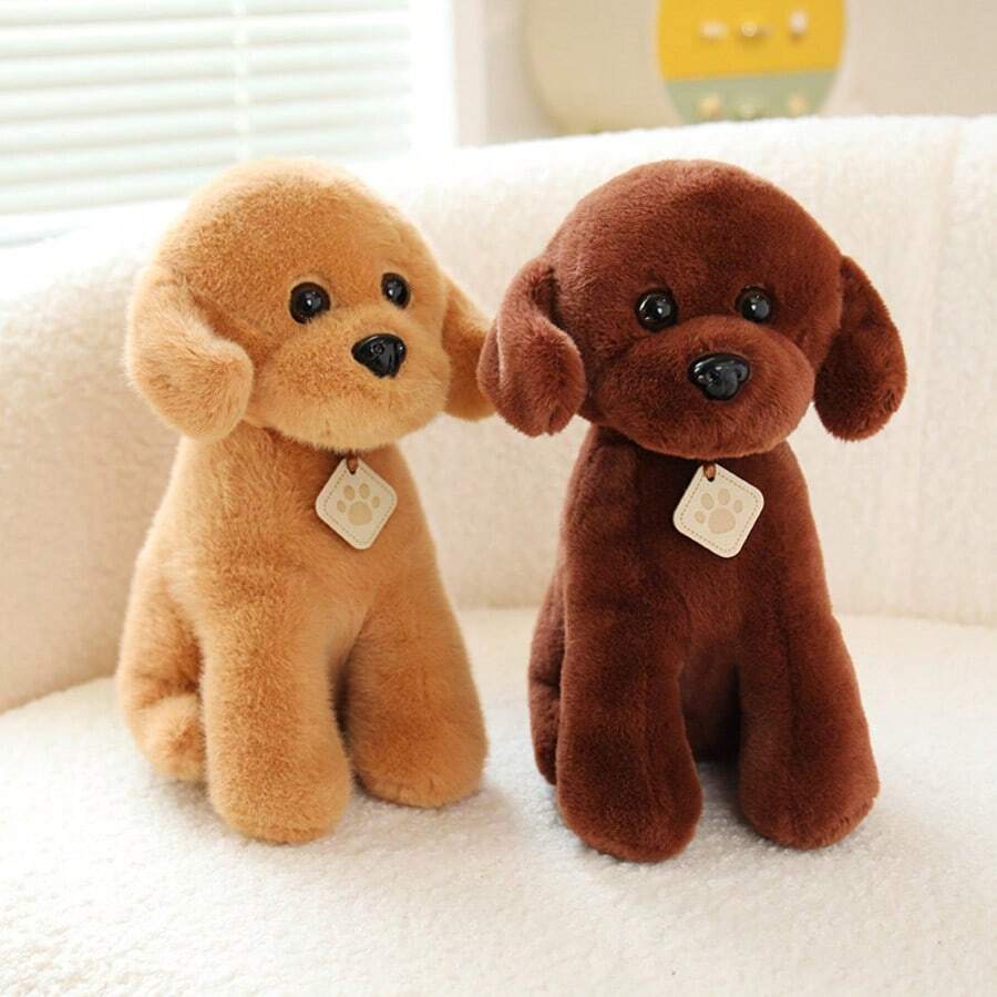 1 pezzo Adorabile peluche orsetto, Carino cane orsetto peluche, Decorazione cuscino animale, Bambola per bambini, Regalo per compleanno/festa della mamma