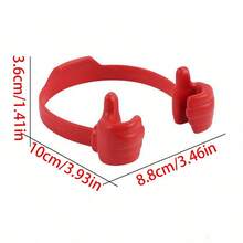 1个拇指形柔性手机/平板电脑支架，通用手机支架，让您即使在床上也能享受手机上的电影和其他娱乐内容。 - 彩色 - 查看 2