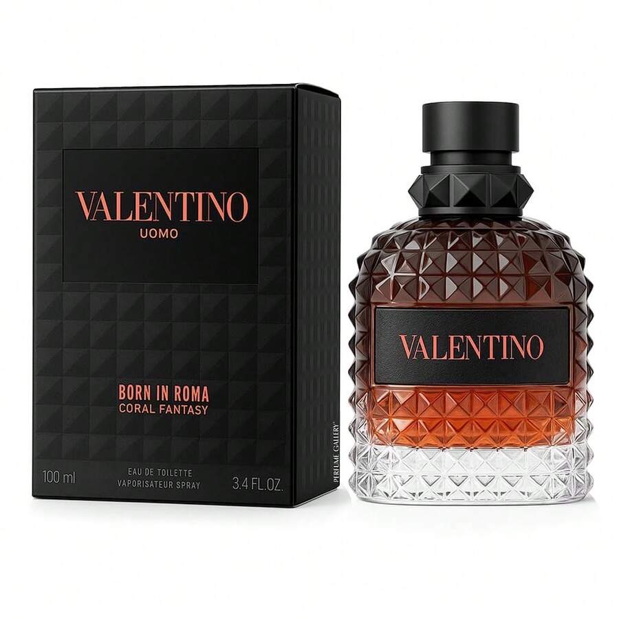 Uomo Born In Roma Coral Fantasy By Valentino For Men - 3.4 Oz EDT Spray - 濃烈香調 - 查看 1