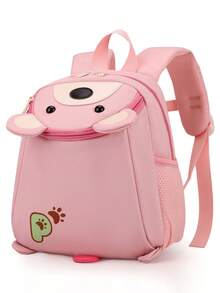 Kids New Cartoon Pattern Backpack - Pink - View 6