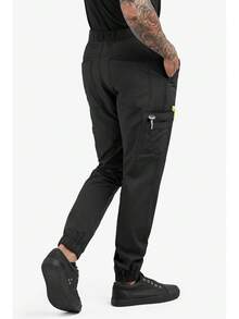 Limited Special ChefUniforms.Com Men's Stretch Jogger Chef Pants - Professional Cook Trousers, Pockets, Towel Loop,-Wicking Fabric QKZT - White - View 10