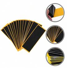 24 Uds esponja dedo monopatín pegatina antideslizante cinta de agarre de espuma para pegatinas de repuesto mejorar las tablas de rendimiento KLSH - Negro - Ver 7