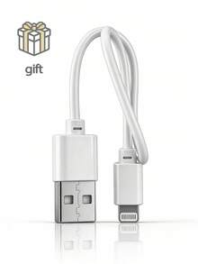 Newmine Auriculares Bluetooth T2S, Súper larga duración de la batería, Efecto de sonido de baja latencia, Bluetooth 5.3, Control táctil sin costuras, Diafragma dinámico de titanio compuesto, Compatible con iOS/Android, Interfaz Lightning, Auriculares deportivos para juegos y música, Blanco - Blanco - Ver 5