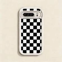 苹果phonecase黑白棋盘格745JPTYJTIPhone17Pro圣诞礼物iPhone16新年礼物12Pro男女朋友17生日礼物11防摔 - 黑色 - チェックする 2