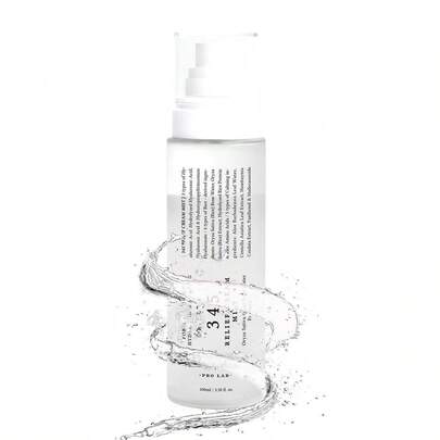 345 Crema de alivio en aerosol | Bruma facial hidratante con extracto de arroz | Cuidado calmante para piel sensible | Cosmética coreana vegana, 100 ml