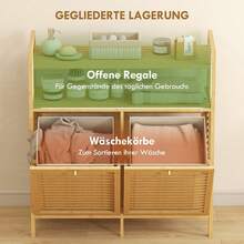 Cestini per la biancheria - Legno naturale - Visualizzare 5