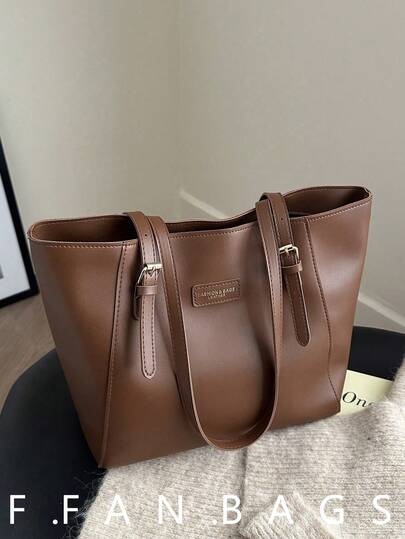 2024 New Women's Large Capacity Multifunctional Minimalist Shoulder Bag, Suitable For Work Commute, School Use, Fashion Tote Bag, Suitable For Autumn/Winter Season