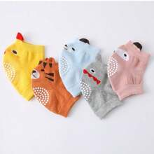 1pc Kids Knee Pads & Elbow Pads, Spring/Summer Baby Rubber Dot Anti-Slip Crawling Protective Gear, Toddler Knee Pads - Multicolor - View 5