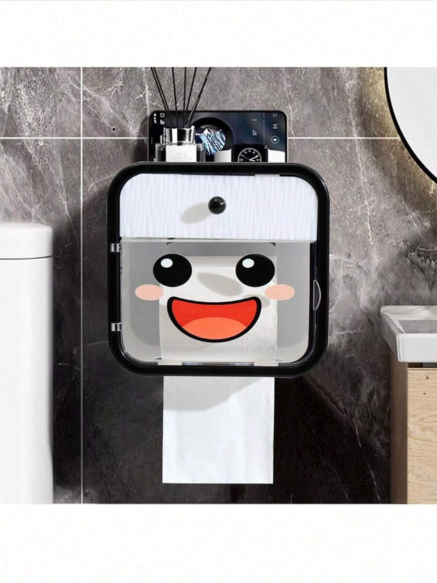 浴室纸巾架，壁挂式储物架，无需钻孔