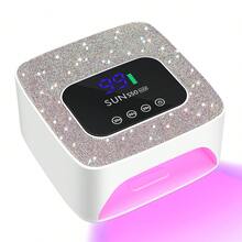 SUN S50 UV LED 美甲灯，可充电，57 颗 LED 灯珠，专业美甲灯，适用于各种凝胶指甲油固化。 - 白色 - 查看 8