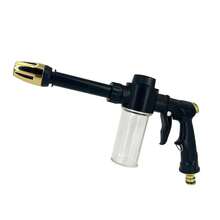 GOUN HOSE 1件高壓洗車水槍，家用洗車工具，金屬伸縮桿附橡膠塗層，手持式園藝灌溉 - 查看 10