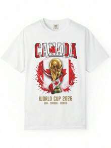 Colombia World Cup 2026 T Shirt Soccer Fan Tee Football Shirt Unisex Gift For Couples - 白色 2 - 查看 2