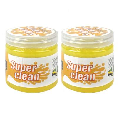 可重复使用的键盘及汽车内饰除尘清洁泥，柔软粘性清洁剂，适用于家居和汽车内饰