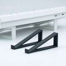 1 Pair Adjustable Keyboard Risers, Tilt Angle Adjustable 20°, Comfortable Typing, Compatible With Roland, Arturia, Korg, Novation, Teen Engineering EP-133 KO II And Other Music Devices - Non-Slip Design, Enhanced Stability, Office Desk Accessory, Office Decor, Laptop Accessory, Office Supplies - A - View 8
