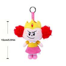 THE POWERPUFF GIRLS 新品上市！飞天小女警毛绒玩具 - 电影反派角色魔人啾啾公主和毛茸茸小精灵毛绒钥匙扣，圣诞礼物，15厘米，柔软舒适的毛绒玩偶 - 彩色 - 查看 12