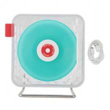 Zunate Altavoz Retro de Ruido Tocadiscos Portátil para Ayudar a Dormir con Luz Ajustable y Mini Altavoz de Escritorio Vintage - como en la foto - Ver 7