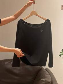 Women Tops - Black - View 5